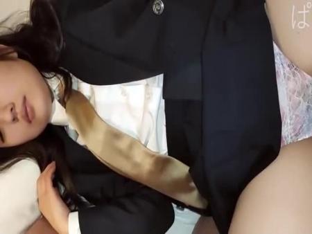 【無修正】ガチの制服美少女に生中出し free on - Ero Video 